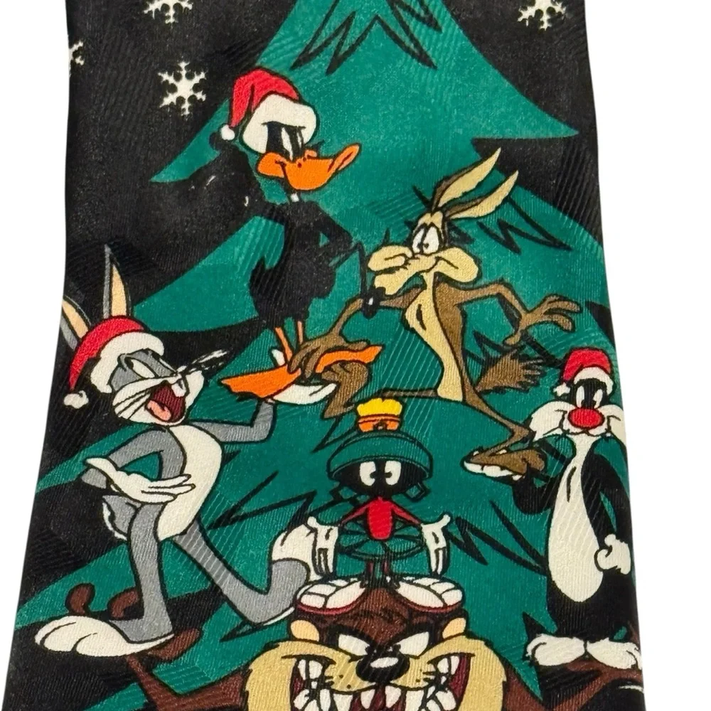 Looney Tunes Mania 2 Christmas ties Sylvester Tweety Bugs Daffy Warner Bros 1996